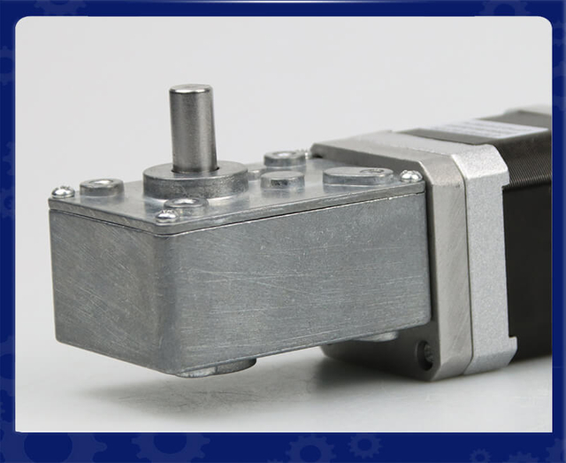 Schrittmotor mit Schneckengetriebe