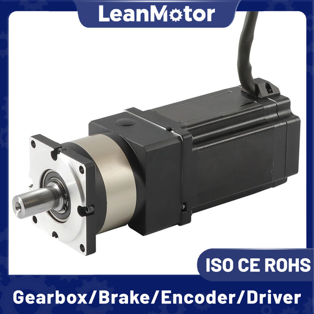 nema 34 step motor planet dişli kutusu ile