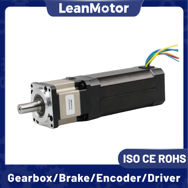 Leanmotor Nema 17 42BLS moteur BLDC &agrave; t&ecirc;te carr&eacute;e avec r&eacute;ducteur plan&eacute;taire de haute pr&eacute;cision 42x42mm 3 phases 